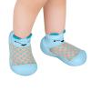Girls Zip High Top Sneakers Infant Boys Girls Animal Prints Cartoon Socks Shoes Toddler (Light Blue, 12-18 Months) view 3