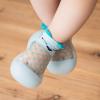 Girls Zip High Top Sneakers Infant Boys Girls Animal Prints Cartoon Socks Shoes Toddler (Light Blue, 12-18 Months) view 4