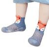 Born Navy Shoes Infant Boys Girls Animal Prints Cartoon Socks Shoes Toddler Breathable Mesh The Floor (Blue, 0-6 Months) view 3