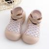 Girls Zip High Top Sneakers Infant Boys Girls Animal Prints Cartoon Socks Shoes Toddler (Coffee, 18-24 Months) view 2