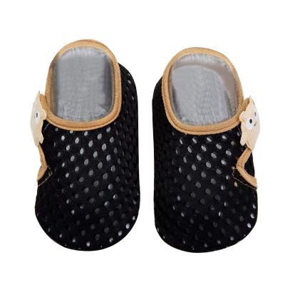Kids Canvas Shoes Animal Kids Boys Socks Barefoot Aqua Shoes Socks Non Slip Girls Floor Cartoon (Black, 4-5 Years)