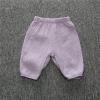 Boys Patterned Pants Toddler Kids Baby Boy Girl Cotton Linen Elastic Basic Harem Long Pants (Purple, 12-18 Months) view 2