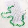 ONLYKXY Acrylic Glasses Chain Holder 60cm/23.6inch Multicolor Eyewear Retainer Eyeglass Straps Elegant Retro Sunglasses Lanyard Necklace Decorative Chain (Green, 1) view 4