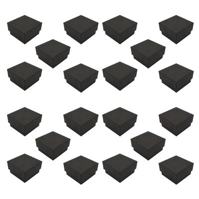 Magik 20-40 Pcs Earring Necklace Boxes Velvet Ring Gift Ring Pendant Organizer Box (40 Pack)