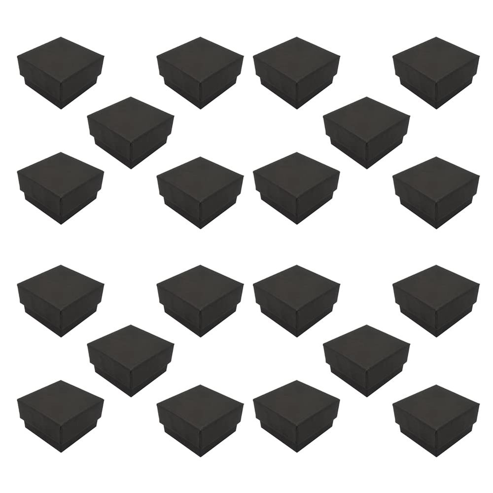 Magik 20-40 Pcs Earring Necklace Boxes Velvet Ring Gift Ring Pendant Organizer Box (40 Pack)