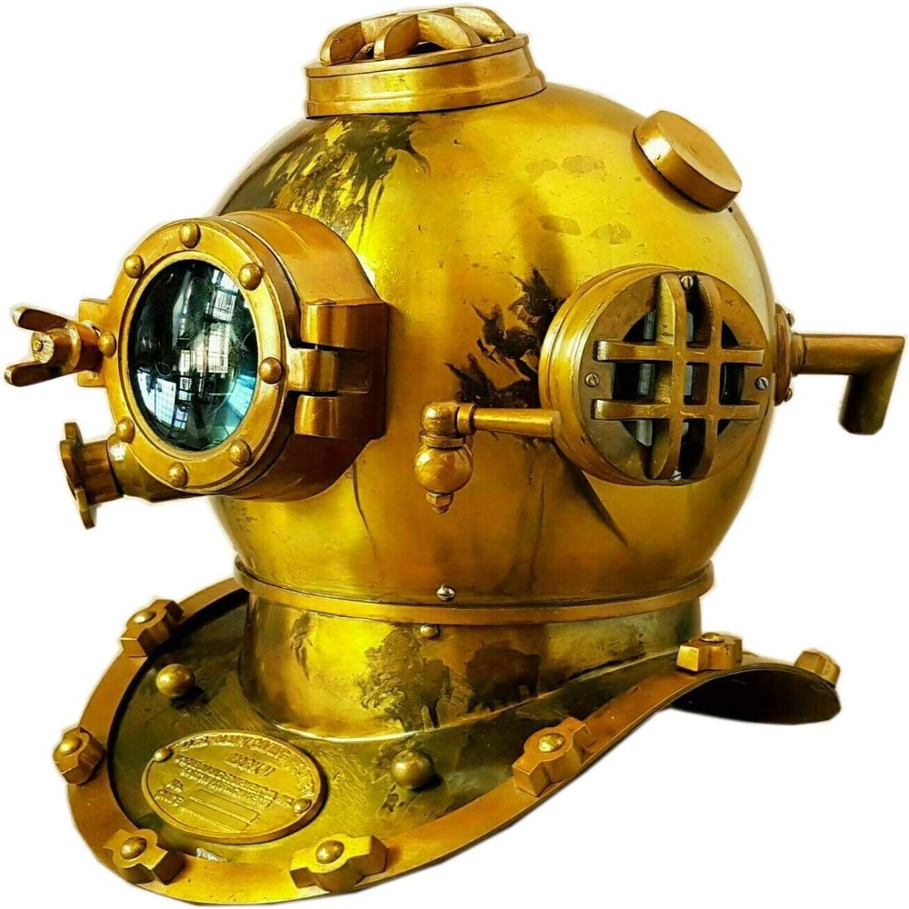 Antique Diving Helmet |US Navy Mark V Deep SCA Helmet Mark-V