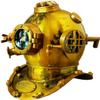 Antique Diving Helmet |US Navy Mark V Deep SCA Helmet Mark-V view 1