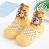 Born Navy Shoes Infant Boys Girls Animal Prints Cartoon Socks Shoes Toddler Breathable Mesh The (Yellow, 2-3 Years) view 2