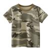 Dry Fit Short Toddler Kids Baby Boys Girls Striped Camouflage Short Sleeve Crewneck T Shirts (Camouflage, 3-4 Years) view 1