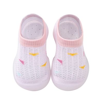 Toddler Boys Boots Infant Boys Girls Socks Shoes Toddler Breathable Mesh The Floor Socks Non Slip (Pink, 6-12 Months)