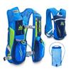 AONIJIE Running Hydration Vest Backpack 5.5L Lightweight & Breathable Water Backpack for Hiking Trail Running Cycling Race Marathon for Women Men (Blue Vest with 1.5L Water Bladder) view 1