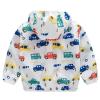 4t Boy Jacket Toddler Boys Girls Sunscreen Jackets Printing Cartoon Hooded Outerwear Zipper Coats (Yellow, 2 Years) view 2