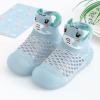 Born Navy Shoes Infant Boys Girls Animal Prints Cartoon Socks Shoes Toddler Breathable Mesh The Floor (Green, 2-3 Years) view 2