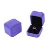 YZWDTGS Pack Velvet Ring Boxes, Earring Pendant Jewelry Case, Ring Earrings Gift Boxes, Jewellry Display (Purple) view 1