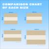 Beach Blanket Farmhouse Khaki Beige Sandproof Waterproof Beach Mat Burlap Background Sand Free Mat Quick Drying Beach Essentials for Vacation Lightweight with 4 Stakes & Corner Pockets 108"x84" view 2