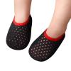 Glitter Shoes for Little Girls Infant Boys Girls Socks Toddler Breathable Mesh The Floor Socks (Black, 18-24 Months) view 3