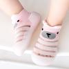 Size 3 Boys Shoes Infant Boys Girls Animal Prints Cartoon Socks Shoes Toddler Breathable Mesh The (Pink, 0-6 Months) view 4
