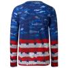 BASSDASH Mens UPF 50+ Camo Fishing Shirt Quick Dry Long Sleeve Kayaking Hiking T-Shirts view 2
