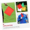 3pcs Flags for Traffic Safety Green Conducting Flags Yellow Traffic Waving Racing Signal view 2