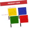 3pcs Flags for Traffic Safety Green Conducting Flags Yellow Traffic Waving Racing Signal view 4