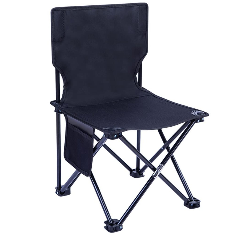 Camping Chair Camping Chair Folding Lightweight Outdoor Fishing Chair with Back Pocket, Art Student Drawing Folding Chair, Beach Chair with Carrying Bag, 3 Sizes
