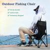 Camping Chair Camping Chair Folding Lightweight Outdoor Fishing Chair with Back Pocket, Art Student Drawing Folding Chair, Beach Chair with Carrying Bag, 3 Sizes view 3