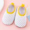 Glitter Shoes for Little Girls Infant Boys Girls Socks Toddler Breathable Mesh The Floor Socks (White, 18-24 Months) view 3