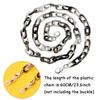ONLYKXY Acrylic Glasses Chain Holder 60cm/23.6inch Multicolor Eyewear Retainer Eyeglass Straps Elegant Retro Sunglasses Lanyard Necklace Decorative Chain (Black, 1) view 2