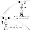 ONLYKXY Acrylic Glasses Chain Holder 60cm/23.6inch Multicolor Eyewear Retainer Eyeglass Straps Elegant Retro Sunglasses Lanyard Necklace Decorative Chain (Black, 1) view 3