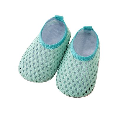 Glitter Shoes for Little Girls Infant Boys Girls Socks Toddler Breathable Mesh The Floor Socks (Green, 18-24 Months)