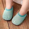 Glitter Shoes for Little Girls Infant Boys Girls Socks Toddler Breathable Mesh The Floor Socks (Green, 18-24 Months) view 2