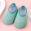 Glitter Shoes for Little Girls Infant Boys Girls Socks Toddler Breathable Mesh The Floor Socks (Green, 18-24 Months) view 4
