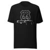 1966 GTO Antique Car Collector Cars 66 Classic Graphic T-Shirt | Vintage Car Enthusiast Gift Black view 1