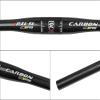 Carbon Mountain Bike Handlebar, 700mm Wide, 31.8mm Clamp, Glossy Black, Comfortable Long MTB Bars For Downhill view 2