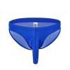 Ctreela Elephant Nose Briefs for Men Thong Underwear Male Lingerie for Sex Bulge Pouch Panties Soft Hip Bikini Undies Blue view 1