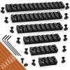 REERON Single Side Picatinny Rail Set 3 5 7 9 11 13 Slots with 13 T-Nuts & Screws, 3 Allen Wrench