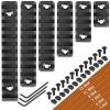 REERON Single Side Picatinny Rail Set 3 5 7 9 11 13 Slots with 13 T-Nuts & Screws, 3 Allen Wrench view 2