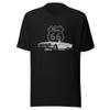 1966 Thunderbird T-Bird Convertible Classic Car 66 Short-Sleeve T-Shirt Black view 1