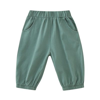 Infant Clothing for Boys Toddler Baby Boys Pull On Cotton Shorts Kids Summer Knee Length Elastic (Light Blue, 1-2 Years)