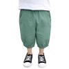 Infant Clothing for Boys Toddler Baby Boys Pull On Cotton Shorts Kids Summer Knee Length Elastic (Light Blue, 1-2 Years) view 3