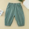 Infant Clothing for Boys Toddler Baby Boys Pull On Cotton Shorts Kids Summer Knee Length Elastic (Light Blue, 1-2 Years) view 4