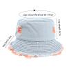 Baby Girl Bucket Hats 12-18 Months Aldult Bucket Hats Jean Washed Denim Hole Teens Women Frayed Ripped (Green, One Size) view 2