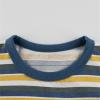 Dry Fit Short Toddler Kids Baby Boys Girls Striped Camouflage Short Sleeve Crewneck T Shirts Tops (Yellow, 4-5 Years) view 4