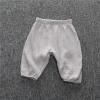 Boys Patterned Pants Toddler Kids Baby Boy Girl Cotton Linen Elastic Basic Harem Long Pants (Grey, 12-18 Months) view 2