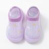 Toddler Boys Boots Infant Boys Girls Socks Shoes Toddler Breathable Mesh The Floor Socks Non Slip (Purple, 12-18 Months) view 2