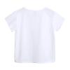 5 Basketball Toddler Kids Baby Boys Girls Solid Short Sleeve Crewneck Irregular T Shirts Tops Tee (White, 6-12 Months) view 3