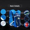 AONIJIE Running Hydration Vest Backpack 5.5L Lightweight & Breathable Water Backpack for Hiking Trail Running Cycling Race Marathon for Women Men (Red Vest with 1.5L Water Bladder) view 3