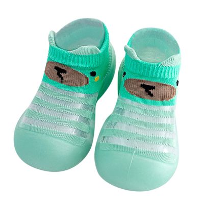 Size 3 Boys Shoes Infant Boys Girls Animal Prints Cartoon Socks Shoes Toddler Breathable Mesh The (Green, 12-18 Months)