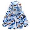 4t Boy Jacket Toddler Boys Girls Sunscreen Jackets Printing Cartoon Hooded Outerwear Zipper Coats (Brown, 3 Years) view 1