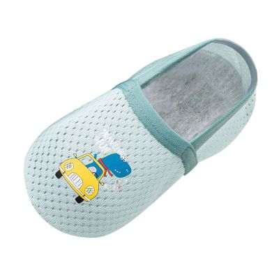Little Boys Shoes Animal Kids Boys Girls Socks Barefoot Aqua Shoes Socks Non Slip Floor (Mint Green, 18-24 Months)